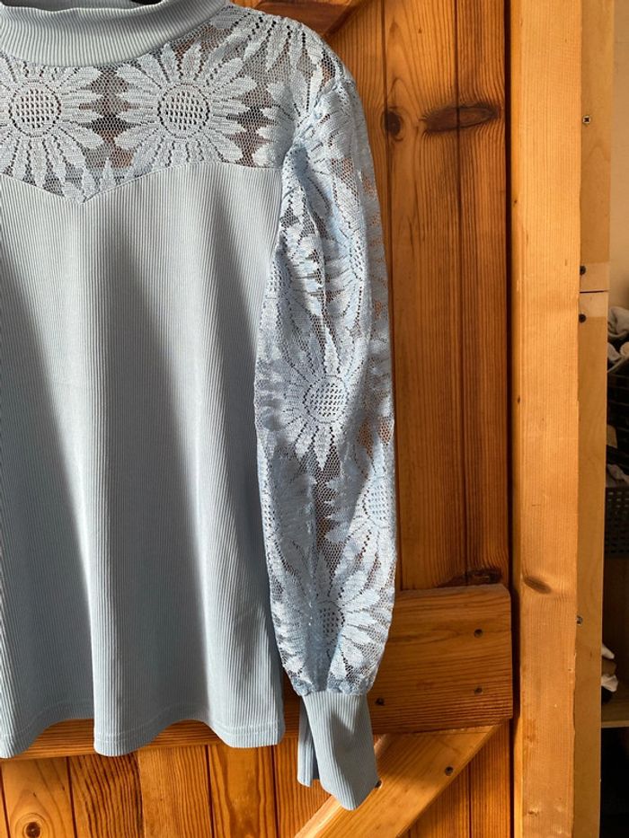 T-shirt bleu clair taille XL - photo numéro 4