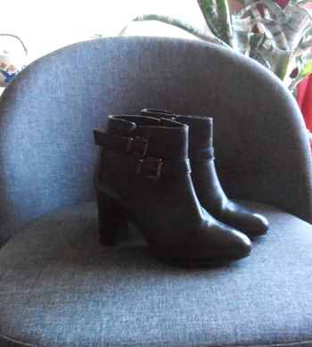 Bottines noires, Minelli, Paris, pointure 36, femme