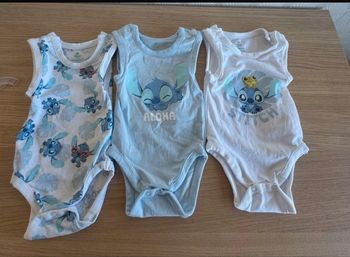 Lot de 3 bodys Stitch