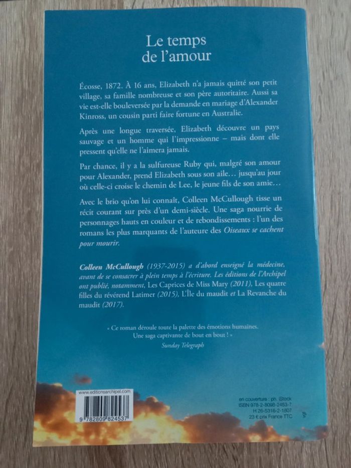 Colleen McCullough 🔹 Le temps de l'amour - photo numéro 2