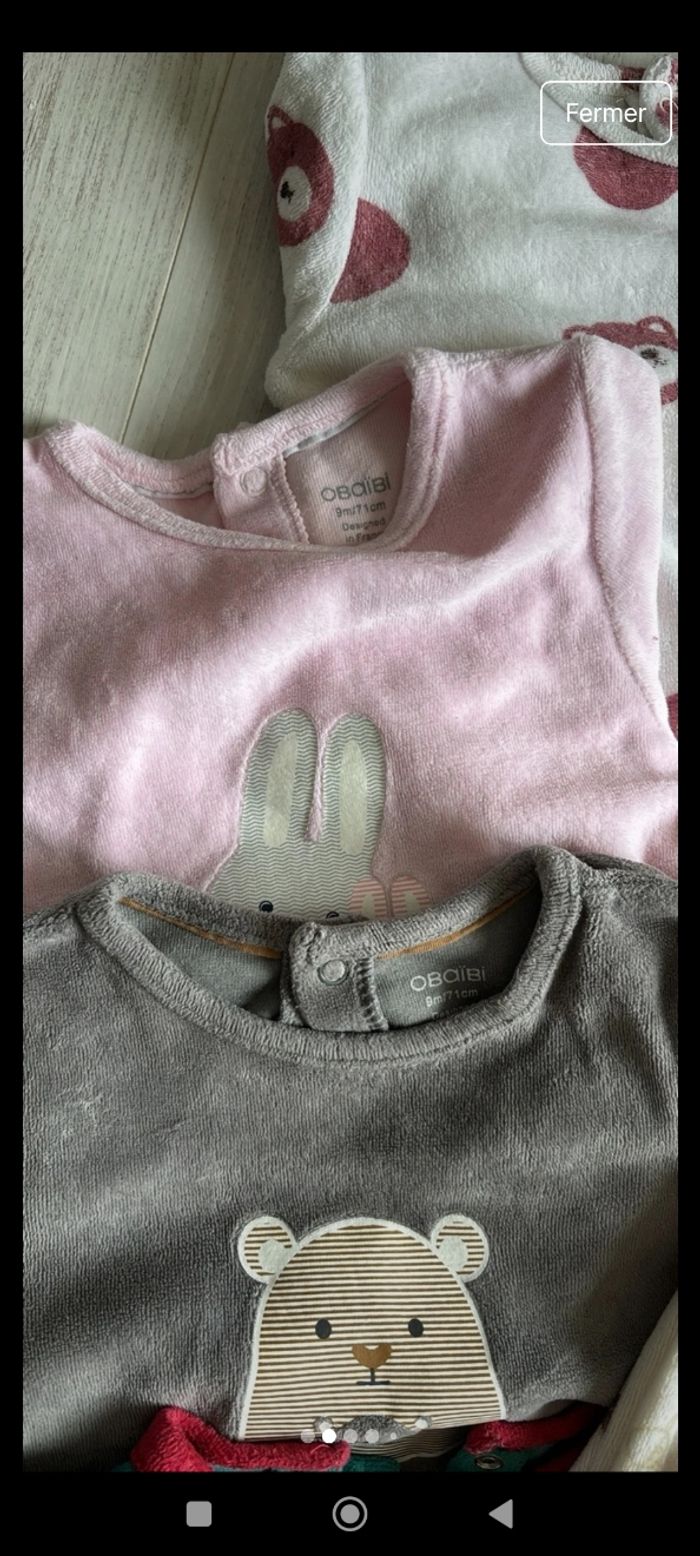 Pyjama velours - photo numéro 2