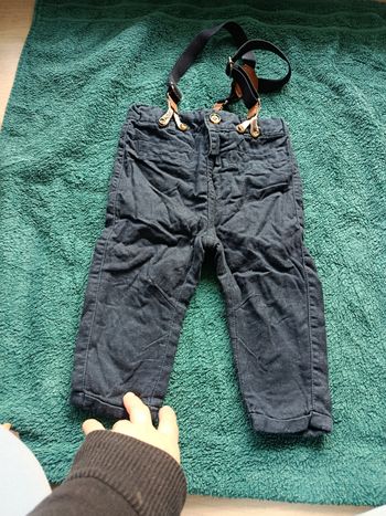 Pantalon avec bretelle