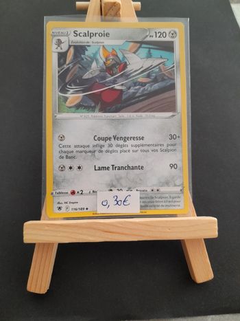 Carte Pokémon Scalproie 116/189