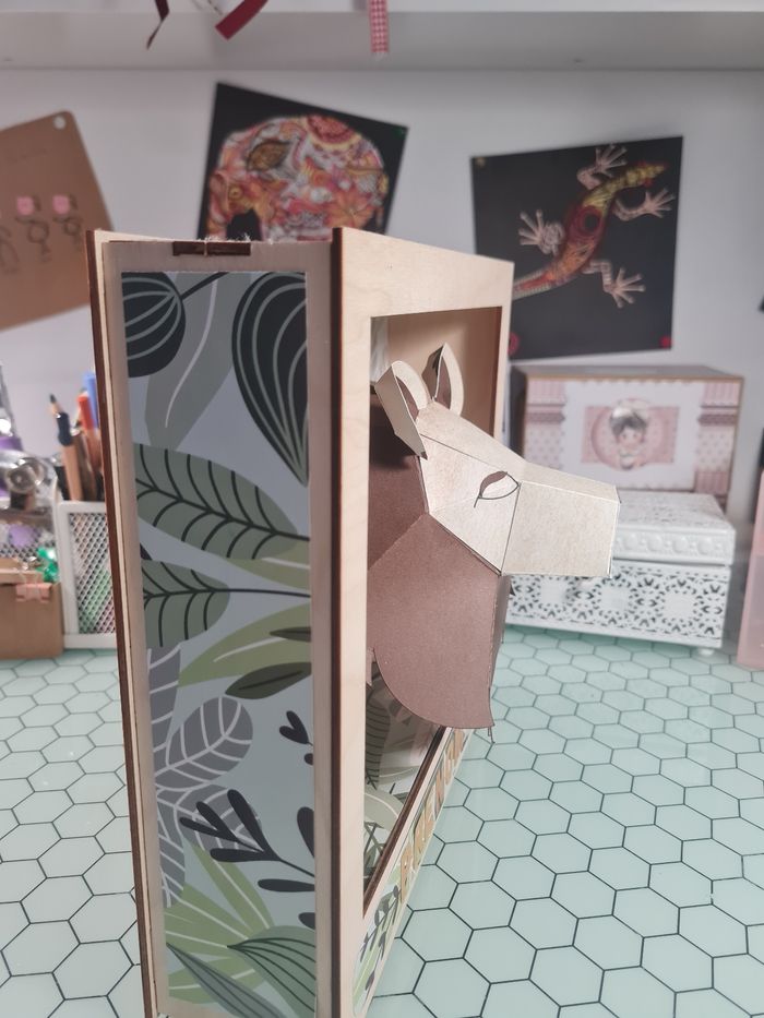 Veilleuse lion chambre bebe - photo numéro 4