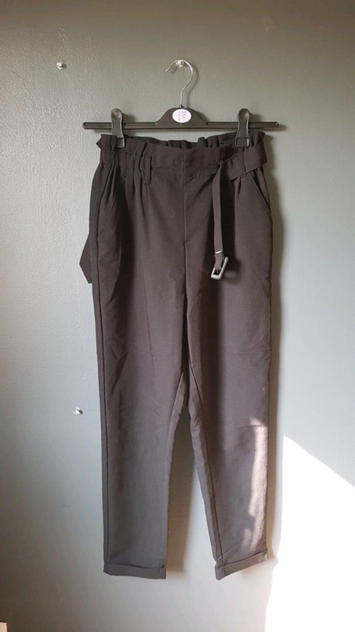 Pantalon noir Kiabi