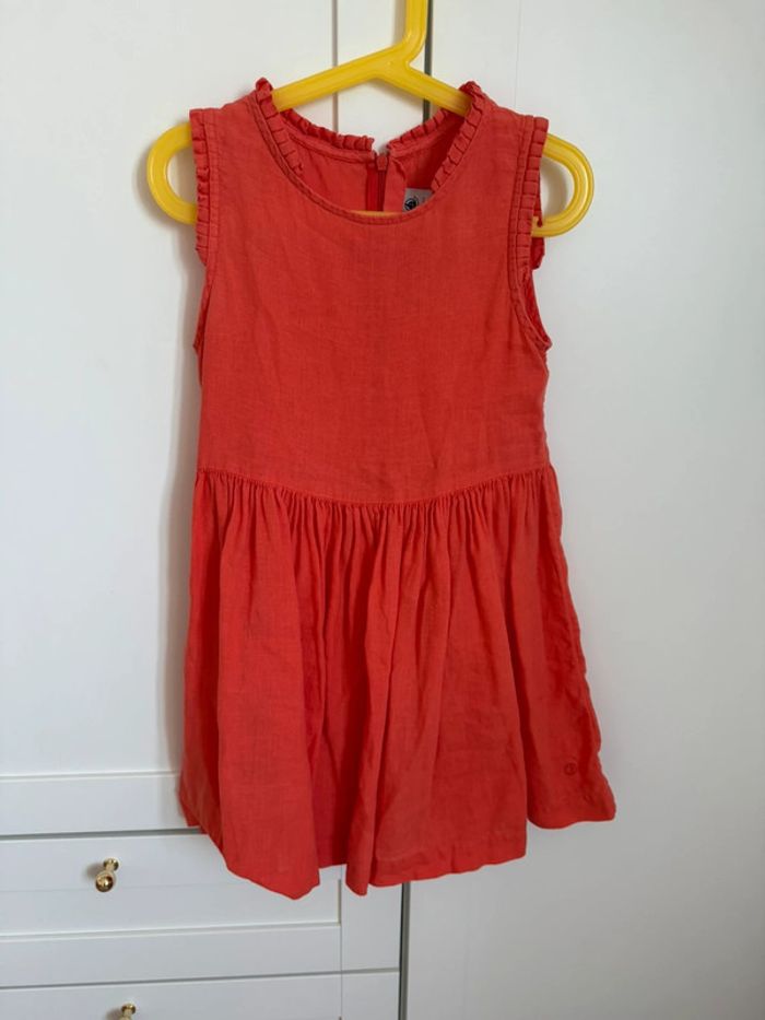 Robe en lin petit bateau 8 ans