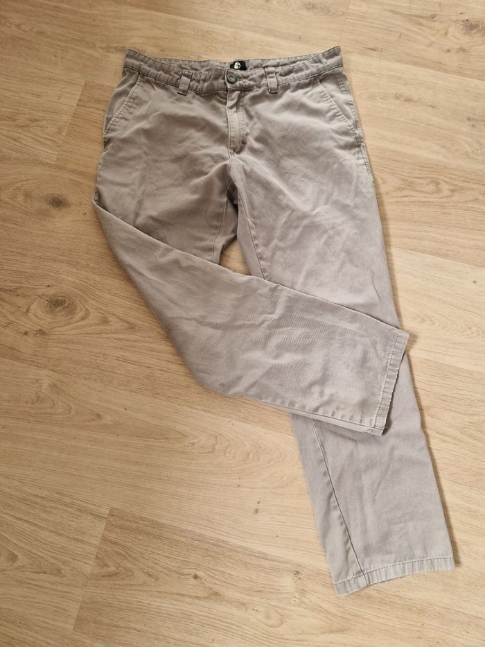 ​Pantalon Chino Droit Inesis (Golf) - Gris clair - Taille 40
