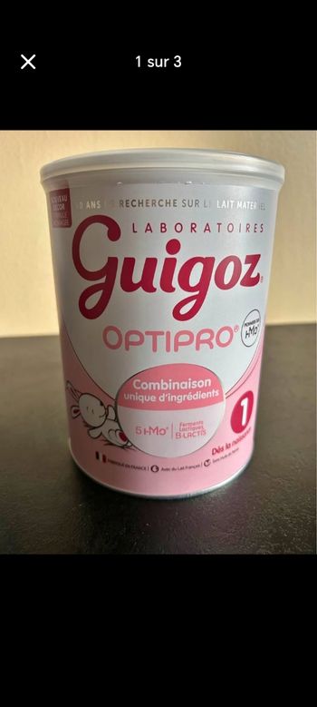 6 boîtes neuves guigoz optipro 1 