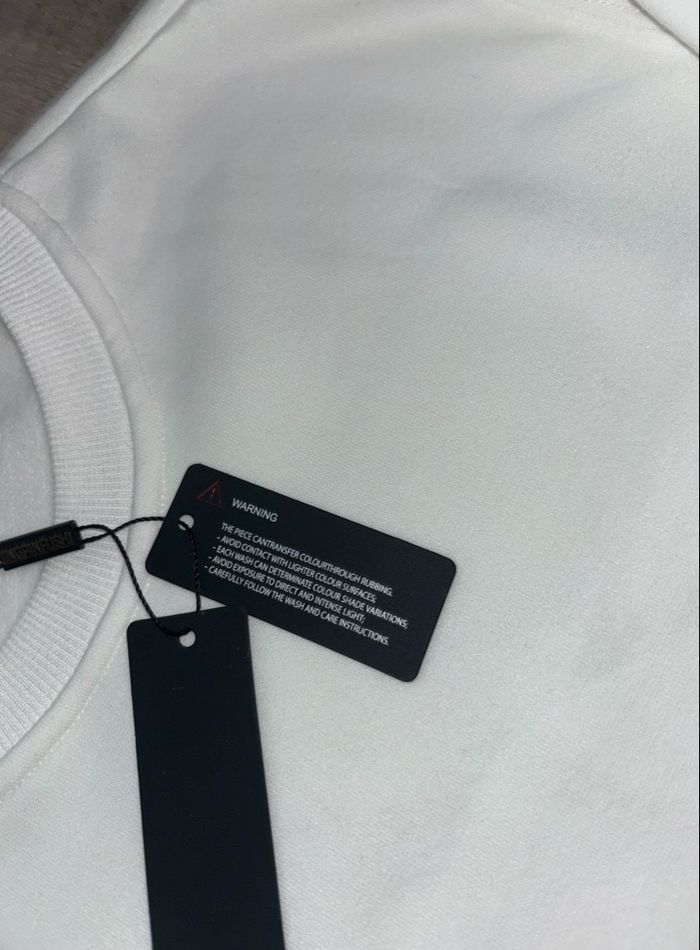 Pull ston Island blanc taille s - photo numéro 2