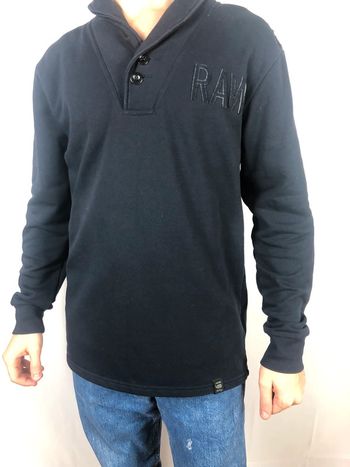 Pull G-Star Raw L brodé boutons