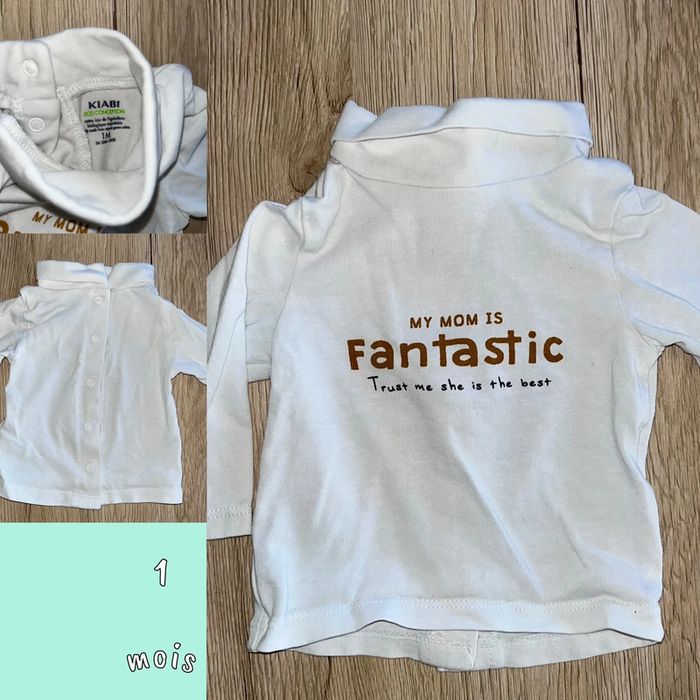 Sous pull 1 mois Kiabi