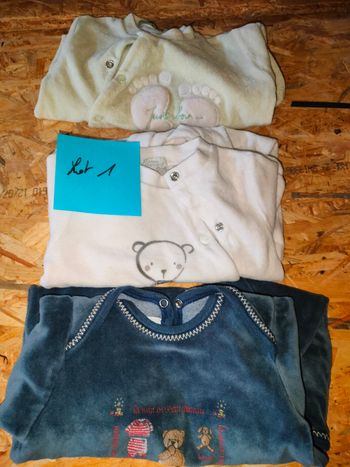 Lot pyjama 1 mois 54