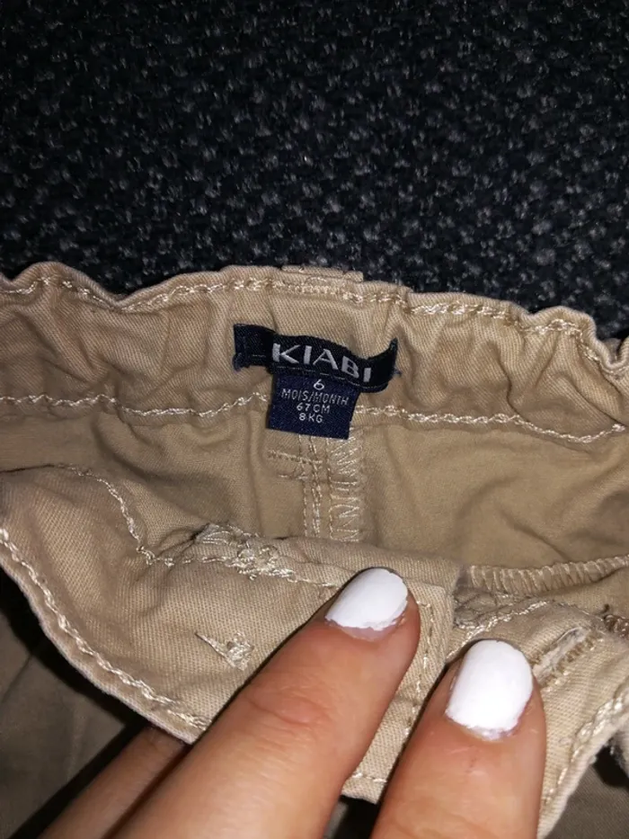 Lot de 2 shorts pour l'été, bébé garçon, 6/9mois - photo numéro 7