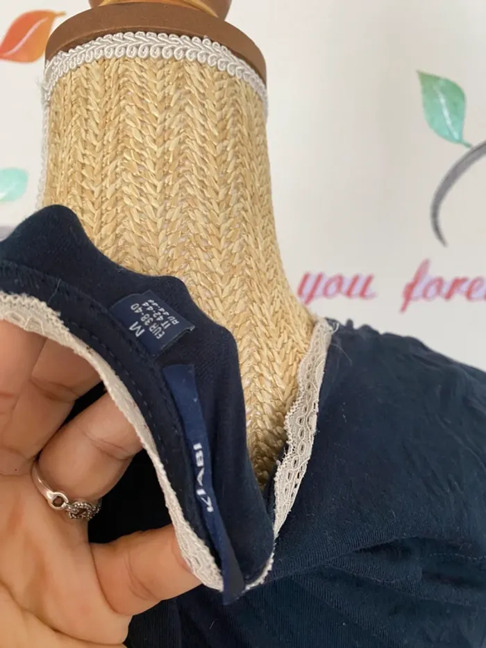 Robe de chambre maternité allaitement kiabi L - photo numéro 5