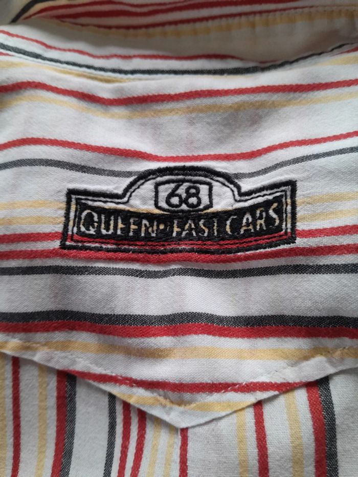 Petite chemise rayée  lee 68 quenn fast cars - photo numéro 4