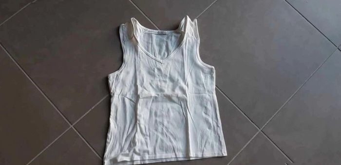 Debardeur blanc  T38