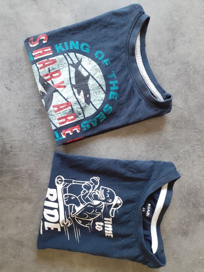 2 tee-shirts manche courte