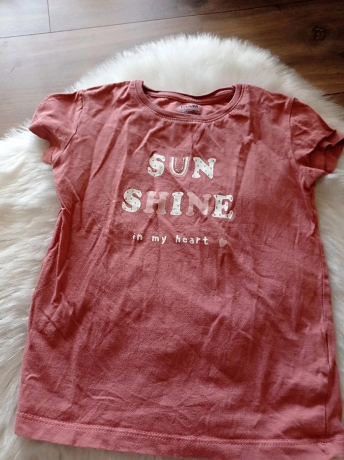 Pyjama Kiabi été 5 ans short coeur + tshirt - photo numéro 4