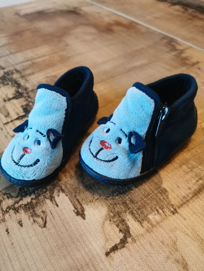 🌺Chaussons pointure 19 bleu bébé Toti - photo numéro 8