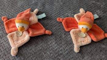 TBE, lot de 2 petits doudous, Doudou et Compagnie PARIS
