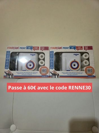 Lot de 2 appareils photos instantané Lexibook Starcam print
