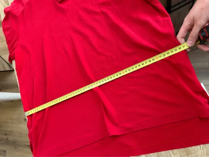 Polo homme Ralph Lauren à col rouge logo brodé bleu taille L taille XL - photo numéro 8