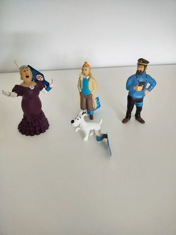 Lot figurines Tintin