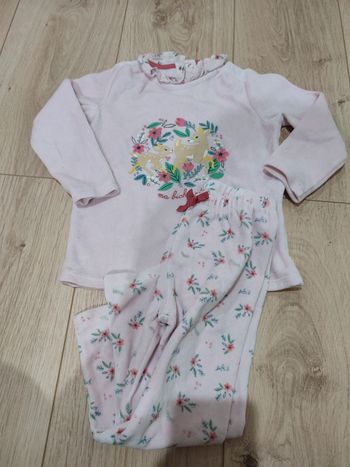 Pyjama velours sergent major