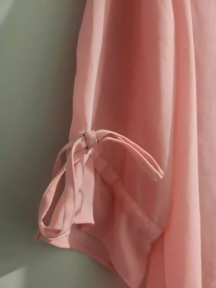 Haut chemisier rose coquette - photo numéro 7
