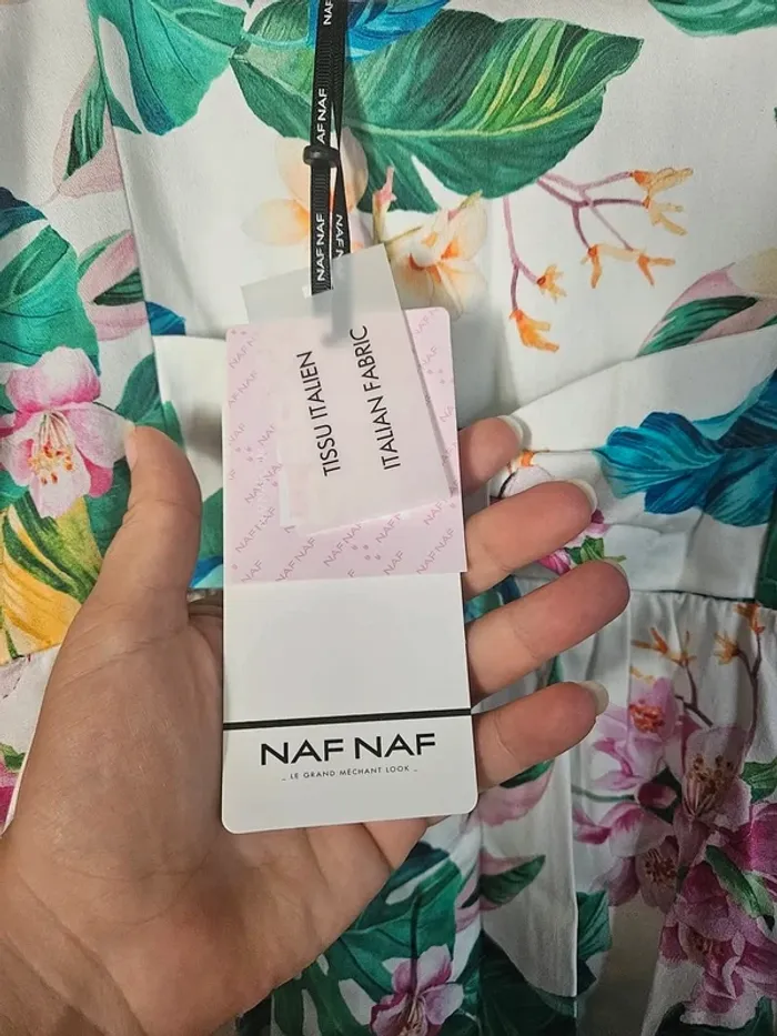 Robe naf naf estivale neuve L - photo numéro 4