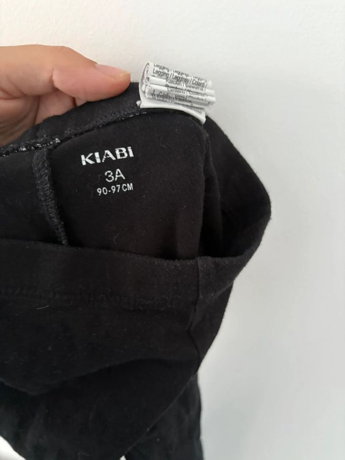 Legging noir classique Kiabi – Taille 3 ans (90/97 cm) - photo numéro 3
