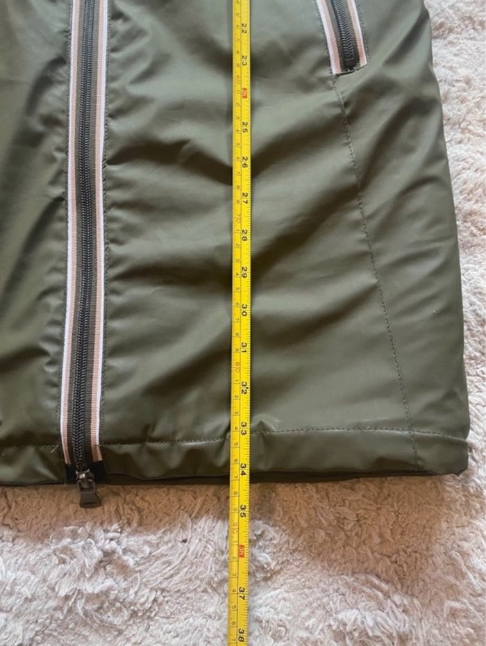 Manteau Paragoose Vert Kaki Veste Longue Chaude Rembourrée Hiver Taille XS - photo numéro 6
