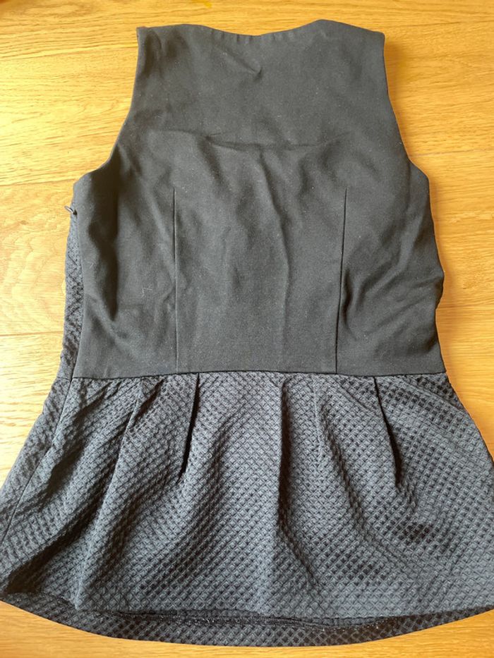 Haut élégant noir comptoir des cotonniers taille 36 - photo numéro 2