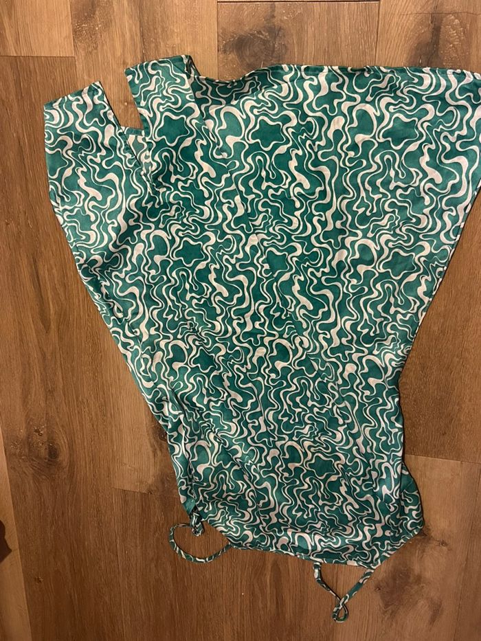 Petit robe à motifs vert et blanc 💚🤍 Heartbreak - photo numéro 3