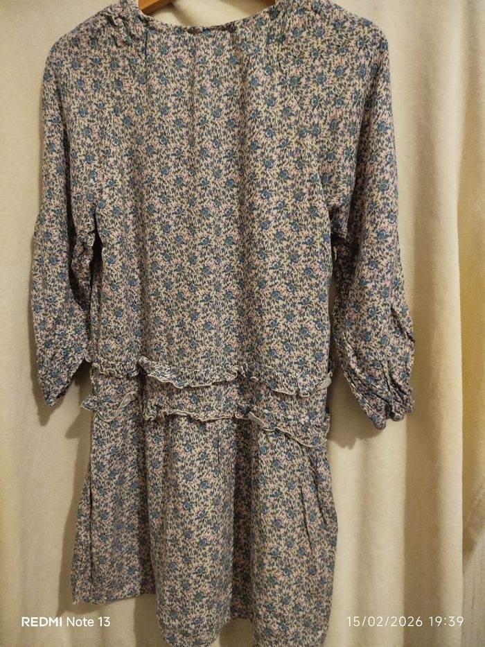 Robe Zara fille – Fleurie à volants - photo numéro 7