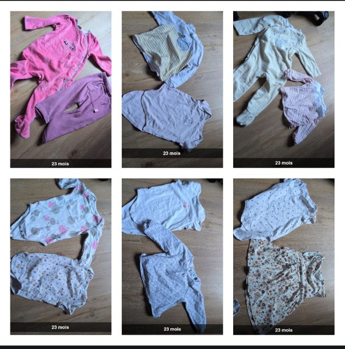 Lot vêtements fille