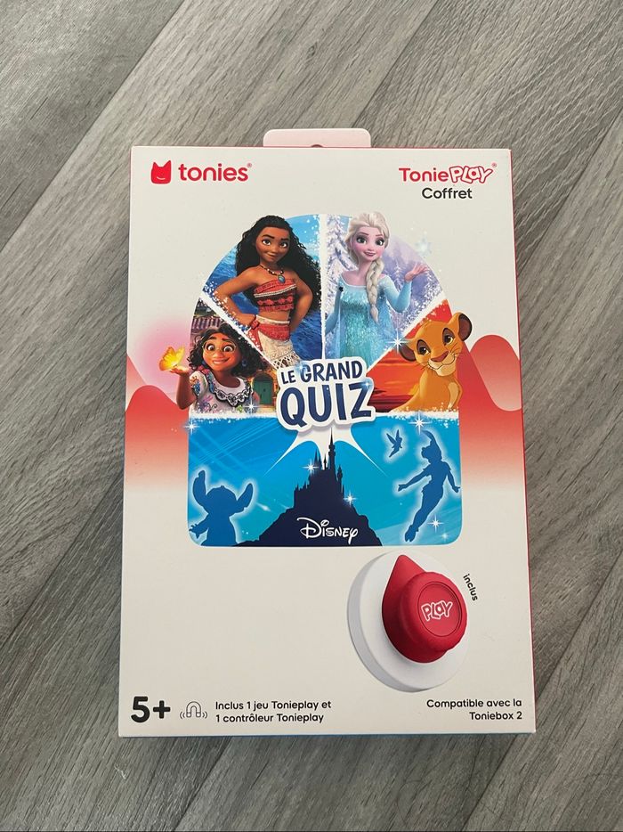 Tonie Play coffret Le grand quiz  Disney Tonies