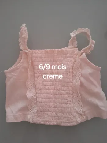 Top creme 6/9 mois