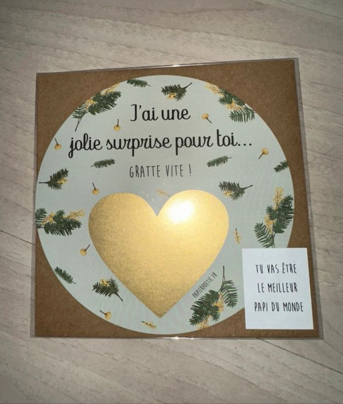Carte à gratter