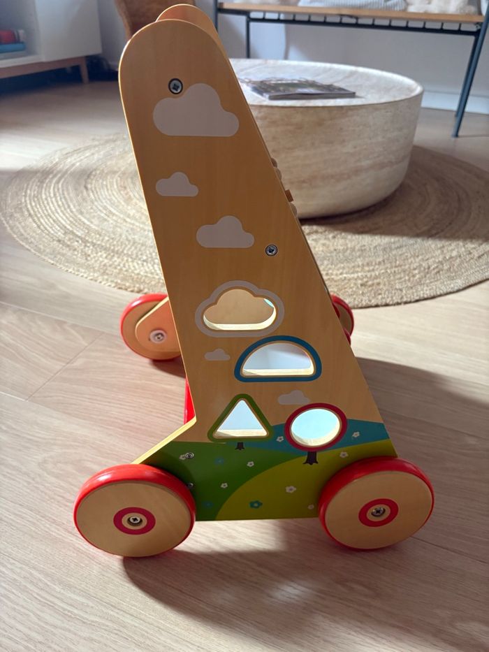 Chariot de marche en bois - photo numéro 6