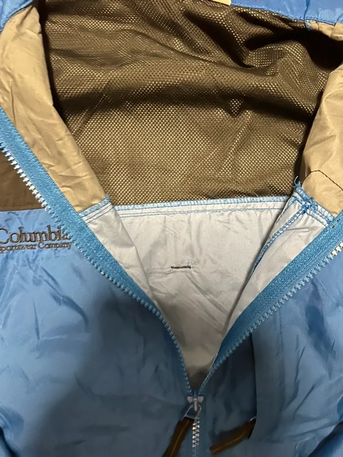 Veste imperméable Columbia bleu et noir taille S - photo numéro 6