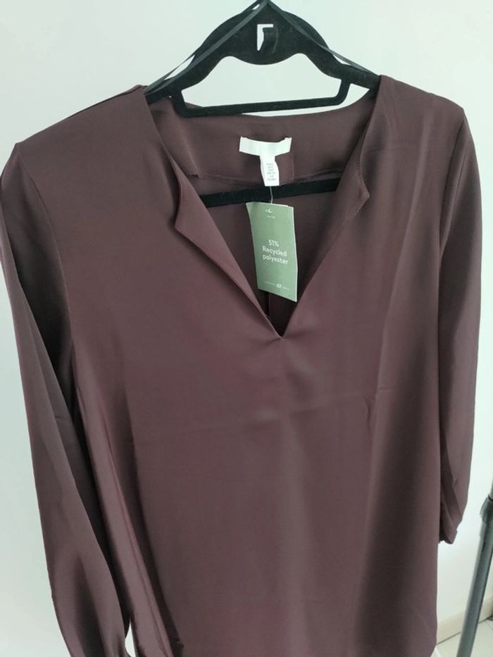 H&M robe marron S - photo numéro 2