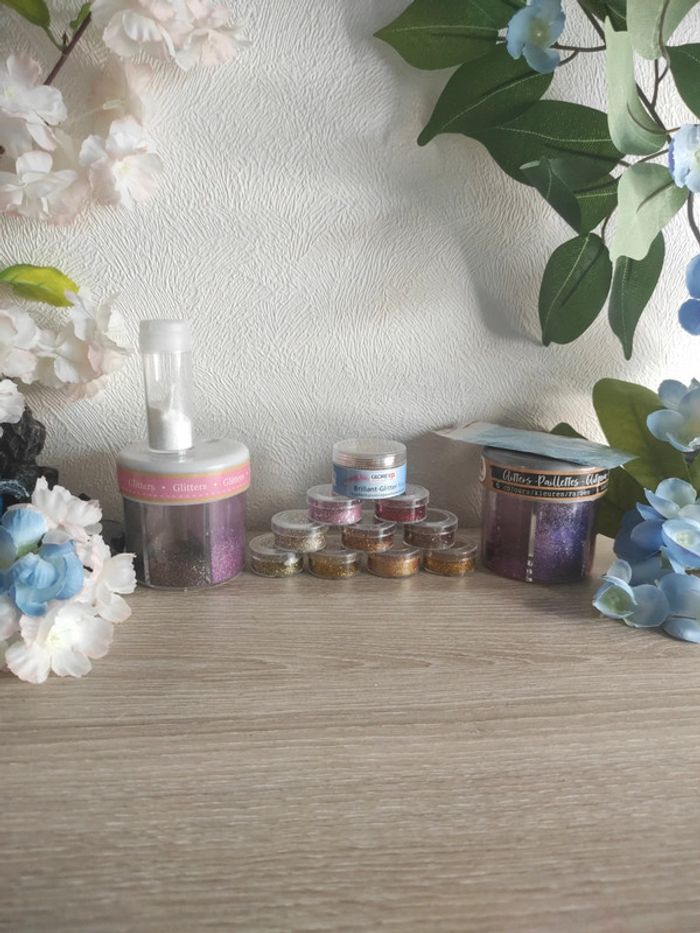 Lot de paillettes – Loisirs créatifs / décoration