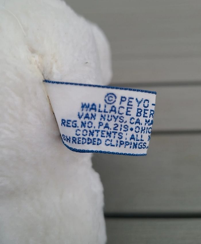 Peluche shtroumpf bleu et blanc - photo numéro 4