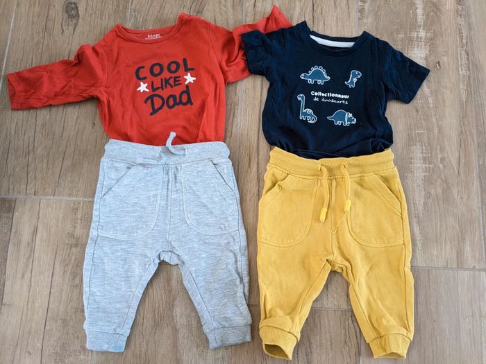 Ensembles t-shirt et pantalon 6 mois