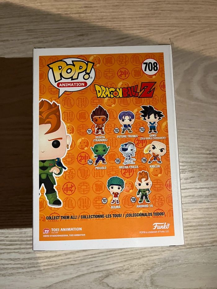 Funko Pop Android 16 Metallic - Dragon Ball Z - photo numéro 3