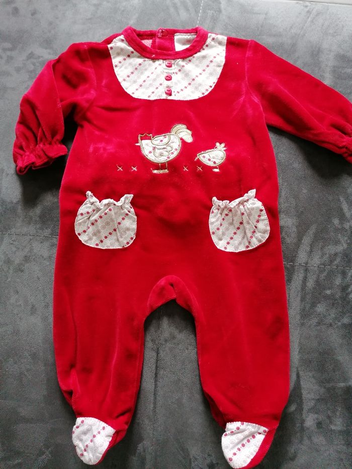 Pyjama velours 3 mois