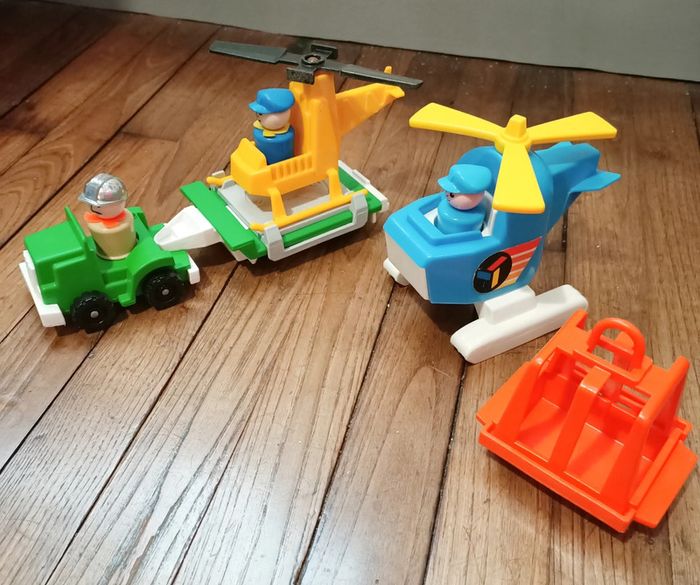 Fisher Price vintage hélicoptères