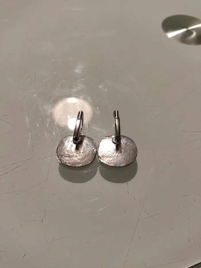 Boucles d’oreilles spirales marron - photo numéro 5