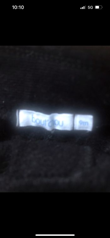 Pantalon noir bout’chou